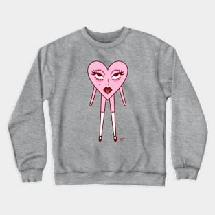 The Heart Puff Girl Crewneck Sweatshirt